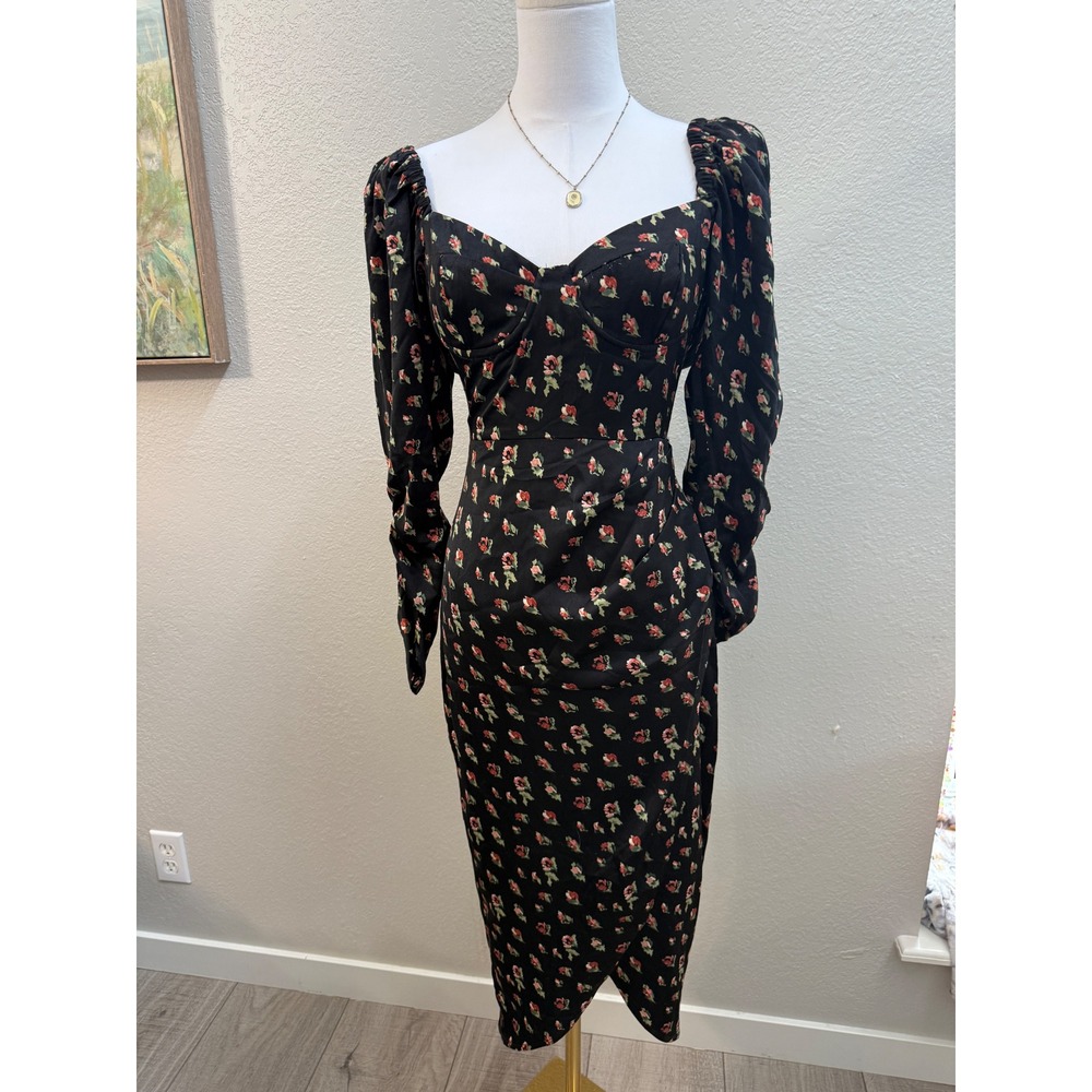 astr the label floral‎ mini dress y2k coquette corset sweetheart dress